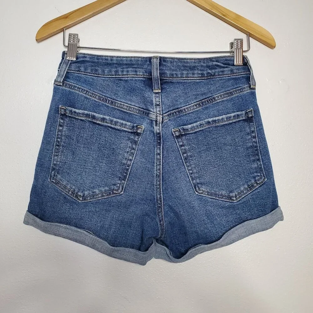 Denim Shorts Bundle 2 Piece Womens Size 2 Universal Thread & Old Navy Frayed Hem - Picture 7 of 9